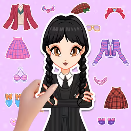Anna's Story: Dress Up DIY Game