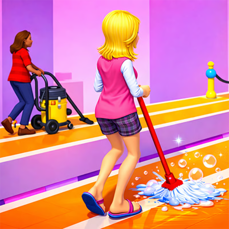Bridge Cleaner Runner Game