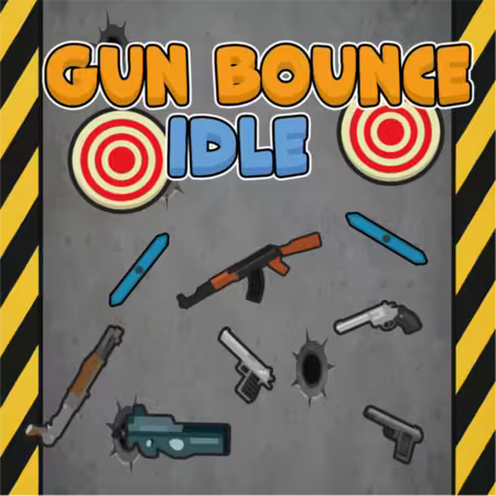 Gun Bounce Idle Game