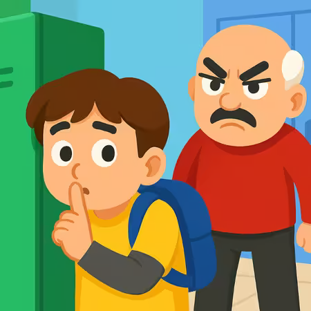 Hide from School Game