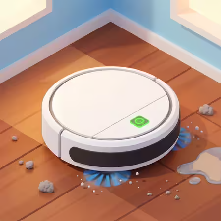 Robot Vacuum: Clean the Rooms Game